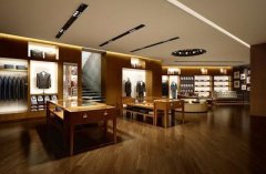 男裝展柜 木制烤漆男裝展示柜 五金鐵藝男裝展示架設(shè)計